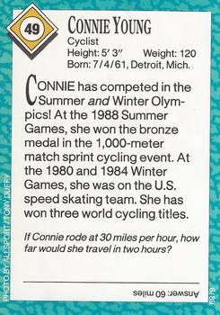 1989 Sports Illustrated for Kids #49 Connie Young Back