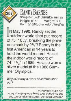 1990 Sports Illustrated for Kids #207 Randy Barnes Back