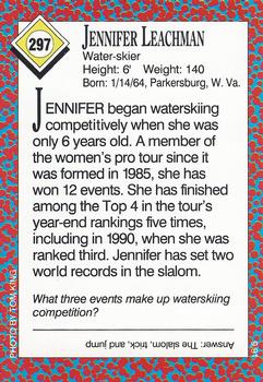 1991 Sports Illustrated for Kids #297 Jennifer Leachman Back
