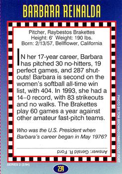 1994 Sports Illustrated for Kids #239 Barbara Reinalda Back