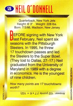1996 Sports Illustrated for Kids II #526 Neil O'Donnell Back