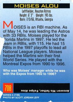 1998 Sports Illustrated for Kids #708 Moises Alou Back