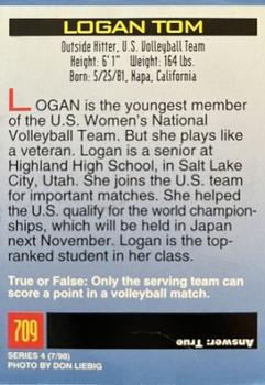 1998 Sports Illustrated for Kids #709 Logan Tom Back