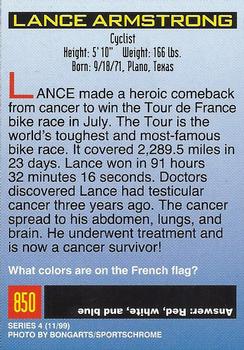 1999 Sports Illustrated for Kids #850 Lance Armstrong Back