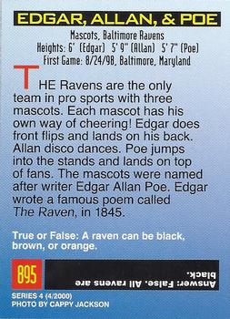 2000 Sports Illustrated for Kids I (Jan-Nov 2000) #895 Edgar / Allan / Poe Back