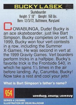 2000 Sports Illustrated for Kids I (Jan-Nov 2000) #954 Bucky Lasek Back