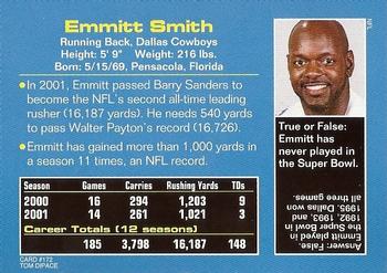 2002 Sports Illustrated for Kids #172 Emmitt Smith Back