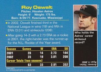 2003 Sports Illustrated for Kids #271 Roy Oswalt Back
