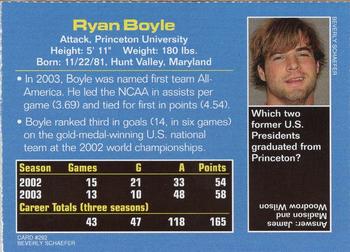 2003 Sports Illustrated for Kids #292 Ryan Boyle Back