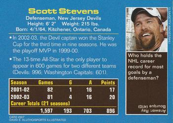 2003 Sports Illustrated for Kids #307 Scott Stevens Back