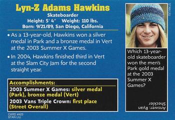 2004 Sports Illustrated for Kids #423 Lyn-Z Adams Hawkins Back