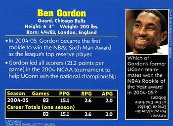 2005 Sports Illustrated for Kids #533 Ben Gordon Back