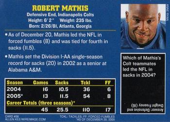 2006 Sports Illustrated for Kids #36 Robert Mathis Back