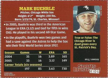 2006 Sports Illustrated for Kids #59 Mark Buehrle Back