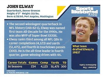 2007 Sports Illustrated for Kids #225 John Elway Back