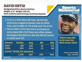 2009 Sports Illustrated for Kids #345 David Ortiz Back