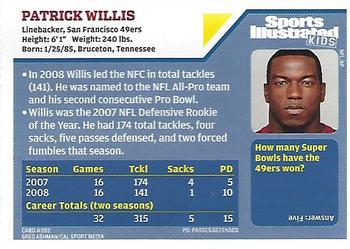 2009 Sports Illustrated for Kids #393 Patrick Willis Back