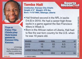 2011 Sports Illustrated for Kids #64 Tamba Hali Back