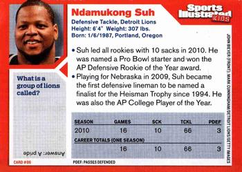 2011 Sports Illustrated for Kids #86 Ndamukong Suh Back