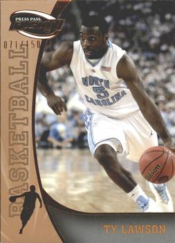 2009 Press Pass Fusion - Bronze #36 Ty Lawson Front