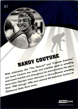 2009 Press Pass Fusion - Green #87 Randy Couture Back