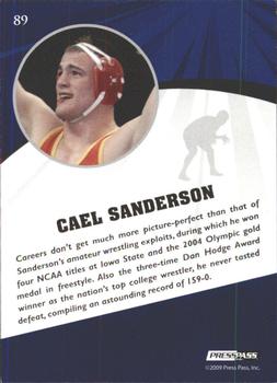 2009 Press Pass Fusion - Green #89 Cael Sanderson Back