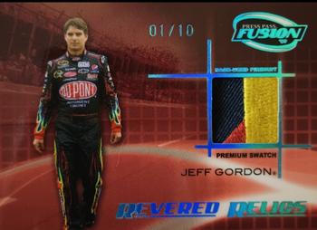 2009 Press Pass Fusion - Revered Relics Premium Swatch #RR-JG Jeff Gordon Front