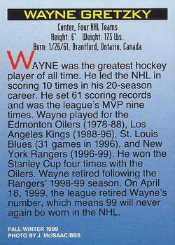1999 Sports Illustrated for Kids - The 10 Greatest Athletes #NNO Wayne Gretzky Back