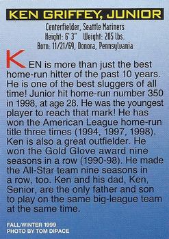 1999 Sports Illustrated for Kids - The 10 Greatest Athletes #NNO Ken Griffey Jr. Back