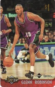 1996 Classic Assets - Phone Cards $1 #22 Glenn Robinson Front