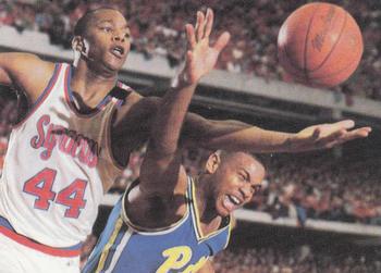 1990 Sport Cards Superstar #2 (unlicensed) #10 Derrick Coleman Front