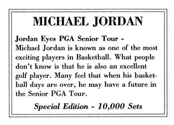 1990 Sports Scoops (unlicensed) #NNO Michael Jordan Back