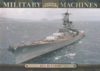 2012 Upper Deck Goodwin Champions - Military Machines #MM-9 USS Missouri Front