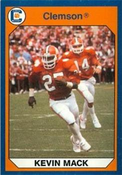 1990 Collegiate Collection Clemson Tigers #2 Kevin Mack Front