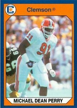 1990 Collegiate Collection Clemson Tigers #5 Michael Dean Perry Front
