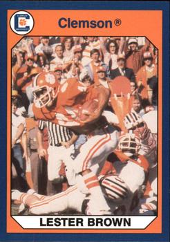 1990 Collegiate Collection Clemson Tigers #109 Lester Brown Front