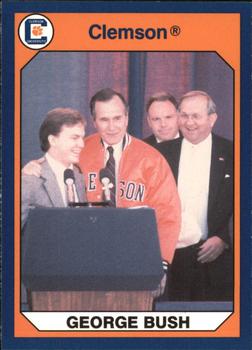 1990 Collegiate Collection Clemson Tigers #140 George Bush Front
