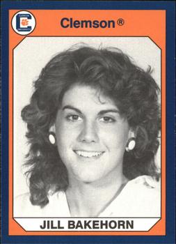 1990 Collegiate Collection Clemson Tigers #158 Jill Bakehorn Front
