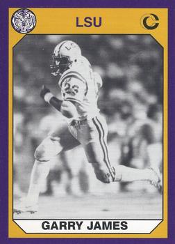 1990 Collegiate Collection LSU Tigers #75 Garry James Front