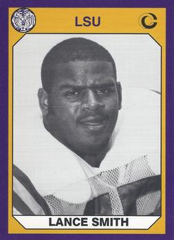 1990 Collegiate Collection LSU Tigers #76 Lance Smith Front
