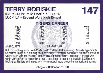 1990 Collegiate Collection LSU Tigers #147 Terry Robiskie Back