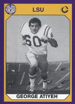 1990 Collegiate Collection LSU Tigers #149 George Atiyeh Front