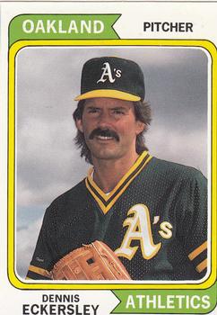 1992 SCD Sports Card Price Guide Monthly #74 Dennis Eckersley Front