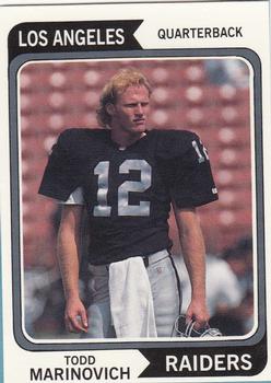 1992 SCD Sports Card Price Guide Monthly #83 Todd Marinovich Front