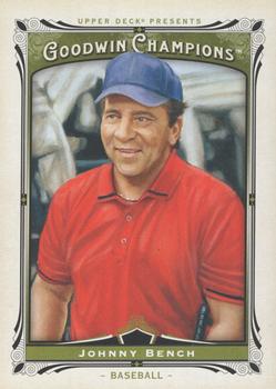 2013 Upper Deck Goodwin Champions #71 Johnny Bench Front
