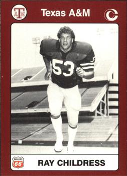 1991 Collegiate Collection Texas A&M Aggies #9 Ray Childress Front