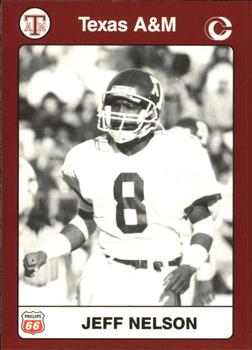 1991 Collegiate Collection Texas A&M Aggies #58 Jeff Nelson Front