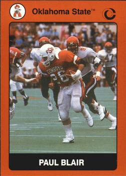 1991 Collegiate Collection Oklahoma State Cowboys #22 Paul Blair Front