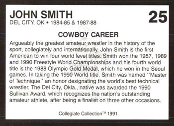 1991 Collegiate Collection Oklahoma State Cowboys #25 John Smith Back