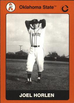 1991 Collegiate Collection Oklahoma State Cowboys #33 Joel Horlen Front